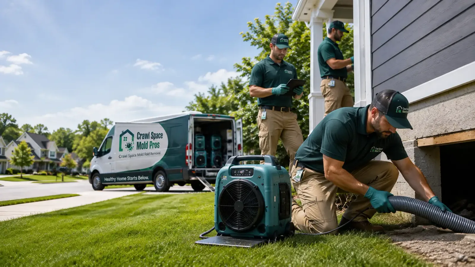 Crawl Space Mold Removal in Whitinsville, MA